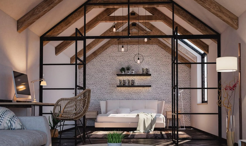 Heritage-style internal glazed doors and screen