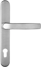 Stainless steel lever handle with long back plate