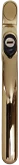 Gold inline window handle