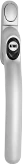 Silver inline window handle