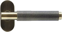 Antique Brass knurled door handle