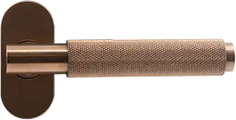 Rose Gold knurled door handle